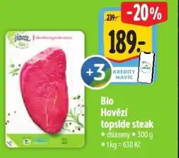 Albert Bio Hovězí topside steak nabídka