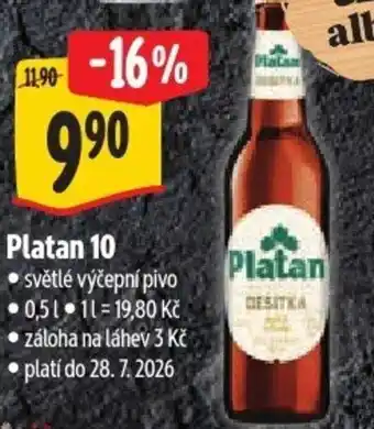 Albert Platan 10 nabídka