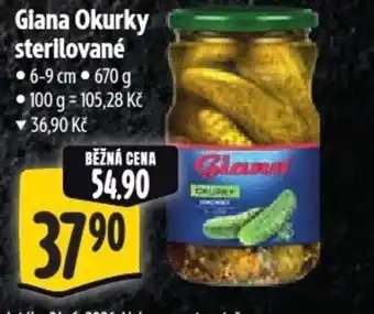 Albert Giana Okurky sterilované nabídka