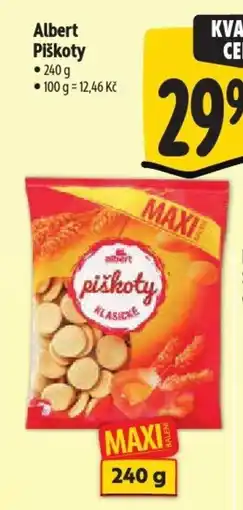 Albert Albert Piškoty nabídka