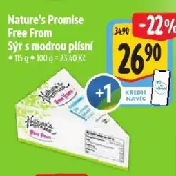 Albert Nature's Promise Free From Sýr s modrou plísní nabídka