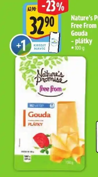 Albert Nature's Promise Free From Gouda - plátky nabídka