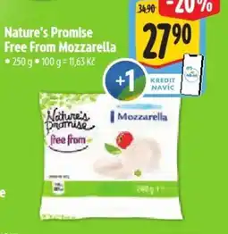 Albert Nature's Promise Free From Mozzarella nabídka