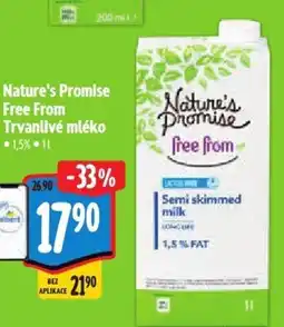 Albert Nature's Promise Free From Trvanlivé mléko nabídka