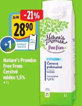 Albert Nature's Promise Free From Čerstvé mléko 1,5% nabídka