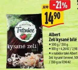 Albert Albert Zelí kysané bílé nabídka