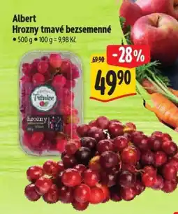 Albert Albert Hrozny tmavé bezsemenné nabídka