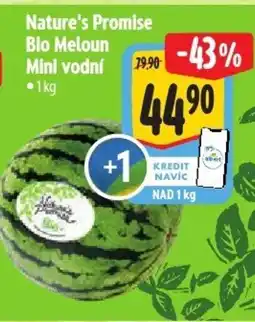 Albert Nature's Promise Bio Meloun Mini vodní nabídka