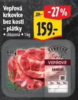 Albert Vepřová krkovice bez kosti -plátky nabídka