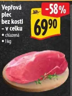 Albert Vepřová plec bez kosti - v celku nabídka
