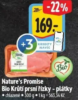 Albert Nature's Promise Bio Krůtí prsní řízky - plátky nabídka
