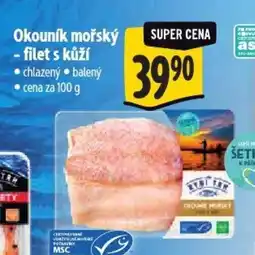 Albert Okouník mořský - filet s kůží nabídka