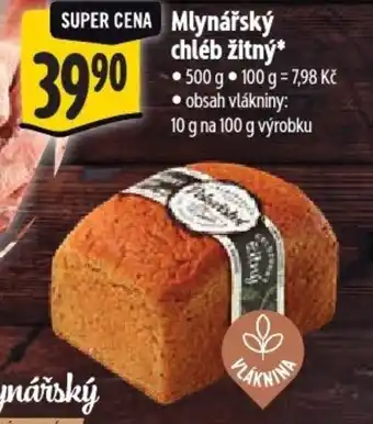 Albert Mlynářský chléb žitný nabídka