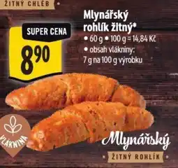 Albert Mlynářský rohlík žitný nabídka