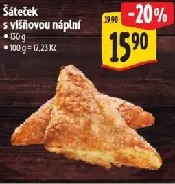 Albert Šáteček s višňovou náplní nabídka