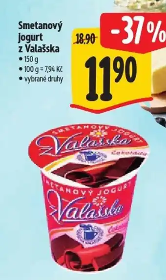 Albert Smetanový jogurt z Valašska nabídka
