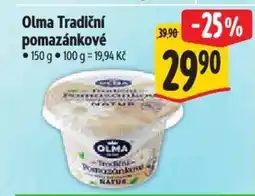Albert Olma Tradiční pomazánkové nabídka