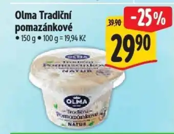 Albert Olma Tradiční pomazánkové nabídka