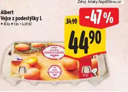 Albert Albert Vejce z podestýlky L nabídka