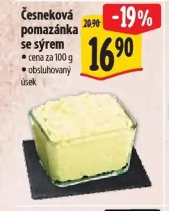 Albert Česneková pomazánka se sýrem nabídka