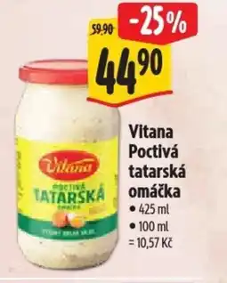 Albert Vitana Poctivá tatarská omáčka nabídka