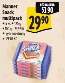Albert Manner Snack multipack nabídka
