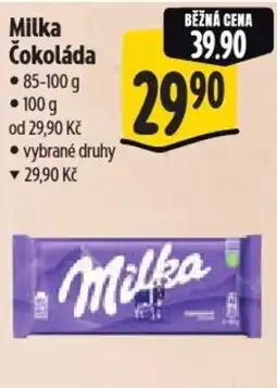 Albert Milka Čokoláda nabídka