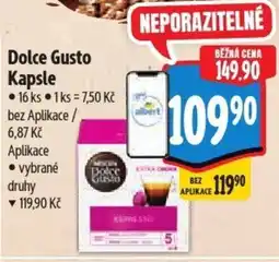 Albert Dolce Gusto Kapsle nabídka