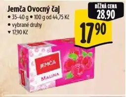 Albert Jemča Ovocný čaj nabídka