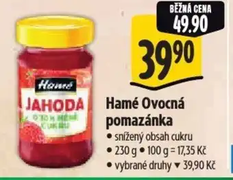 Albert Hamé Ovocná pomazánka nabídka