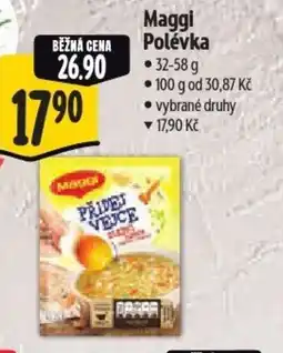 Albert Maggi Polévka nabídka