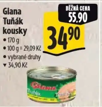 Albert Giana Tuňák kousky nabídka
