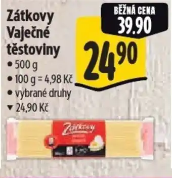 Albert Zátkovy Vaječné těstoviny nabídka
