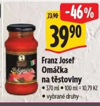 Albert Franz Josef Omáčka na těstoviny nabídka