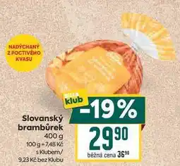 Billa Slovanský brambůrek nabídka