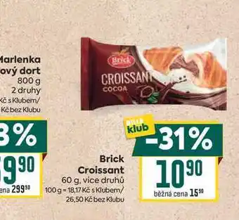 Billa Brick Croissant nabídka