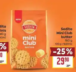 Billa Sedita Mini Club butter nabídka