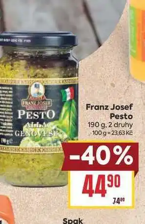 Billa Franz Josef Pesto nabídka