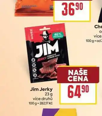 Billa Jim Jerky nabídka