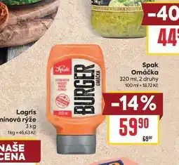 Billa Spak Omáčka nabídka