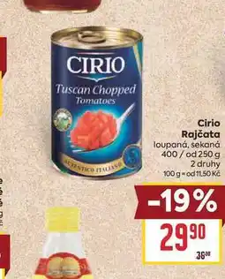 Billa Cirio Rajčata loupaná, sekaná 400/ od nabídka
