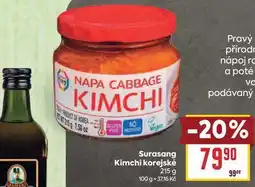 Billa Surasang Kimchi korejské nabídka