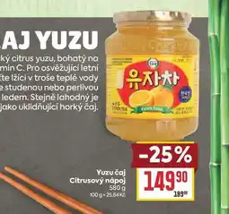 Billa Yuzu čaj Citrusový nápoj nabídka