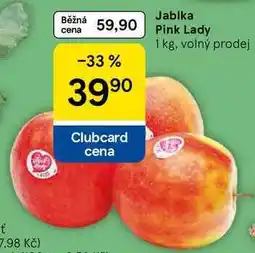 Tesco Jablka Pink Lady, 1 kg, volný prodej nabídka