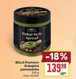 Billa BILLA Premium Dubajská pomazánka nabídka