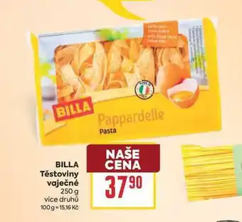 Billa BILLA Těstoviny vaječné nabídka