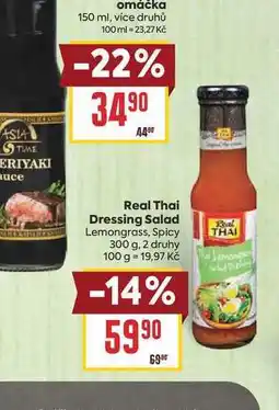 Billa Real Thai Dressing Salad Lemongrass, Spicy nabídka