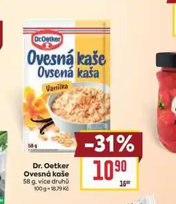 Billa Dr. Oetker Ovesná kaše nabídka