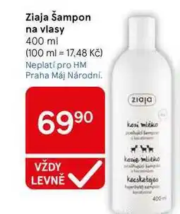 Tesco Ziaja Šampon na vlasy nabídka