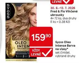 Tesco Syoss Oleo Intense Barva na vlasy, set činidel. vybrané druhy nabídka